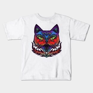 Fierce cat Kids T-Shirt